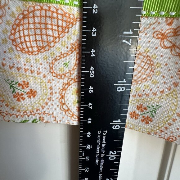 Custom Handmade Orange Paisley Cotton‎ Skirt Womens Small Medium Mixed Pattern - Picture 7 of 7